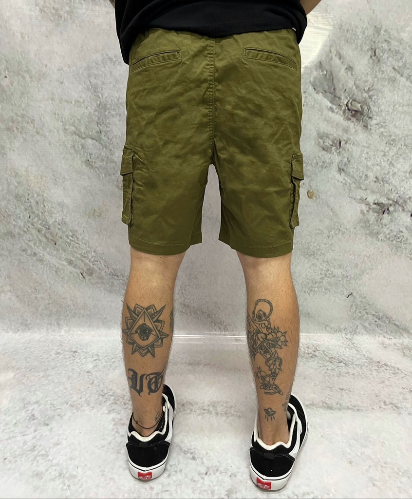 Bermuda  Jogger Cargo verde