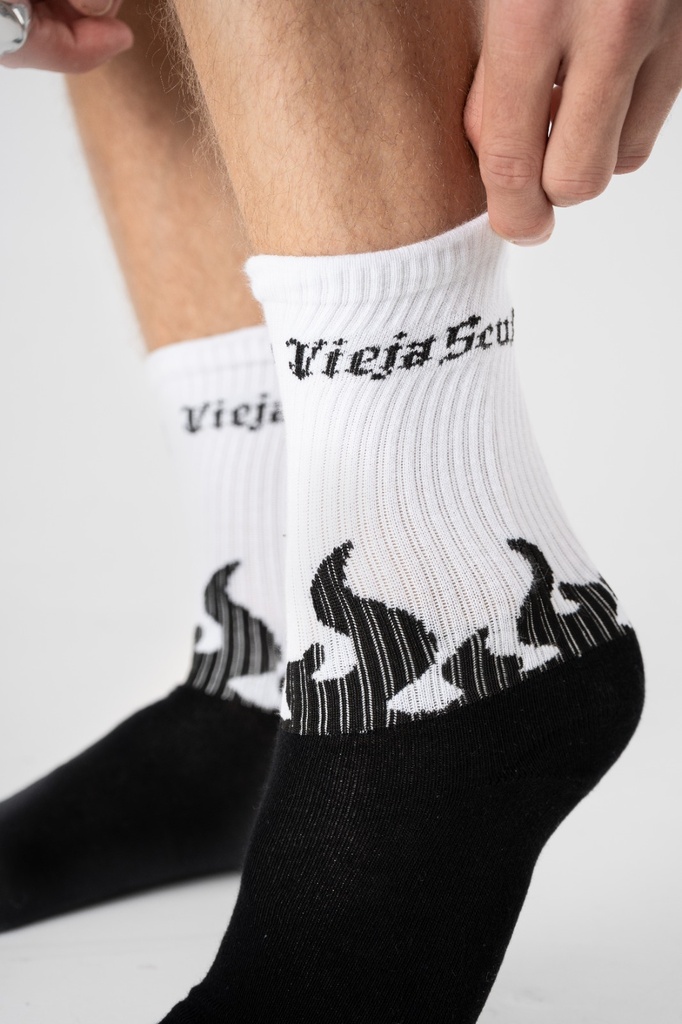 Medias FIRE WHITE